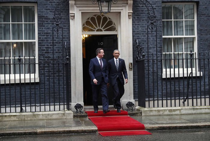 Ο Ντέιβιντ Κάμερον και ο Μπάρακ Ομπάμα στο Λονδίνο