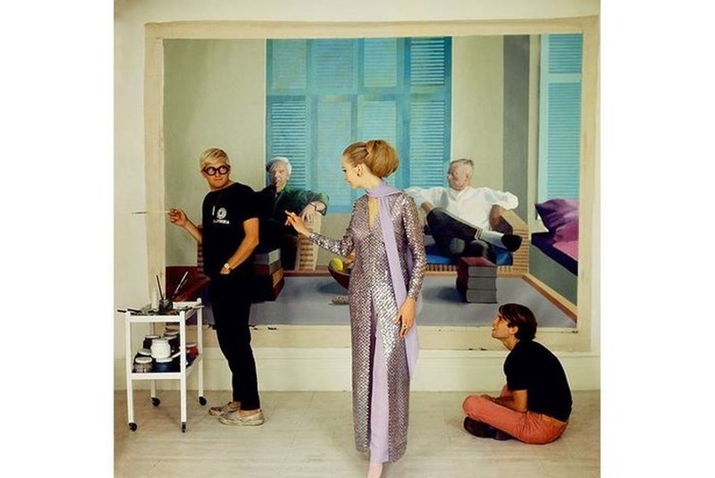 Ο David Hockney, Ο Peter Schlesinger και Η Maudie James από τον Cecil Beaton