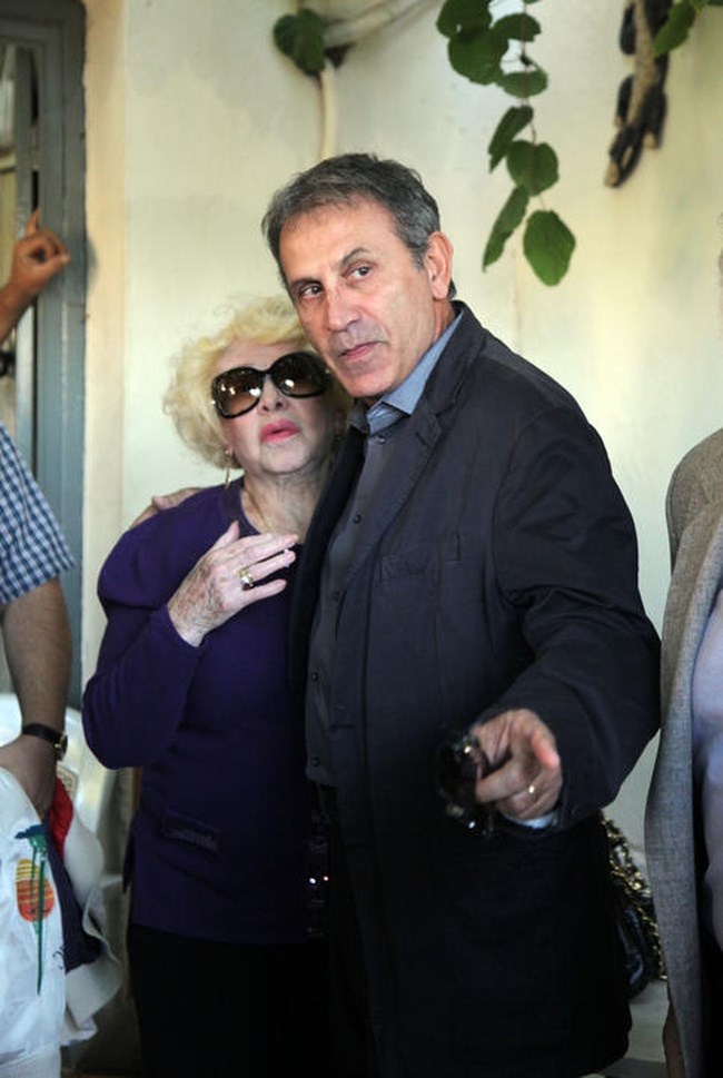 Η Καίτη Γκρέυ με τον Γιώργο Νταλάρα