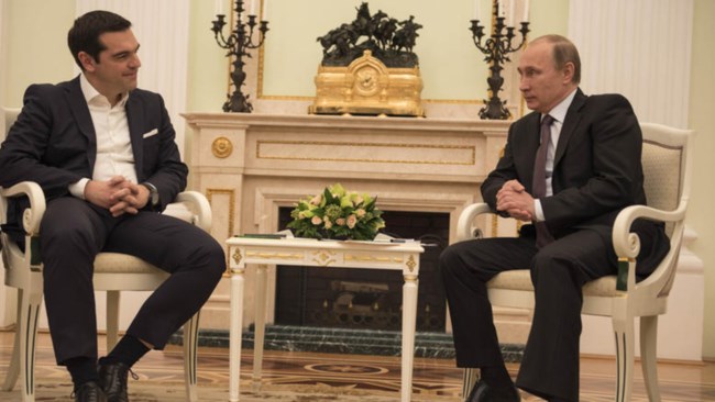 Τηλεφωνική επικοινωνία Τσίπρα-Πούτιν