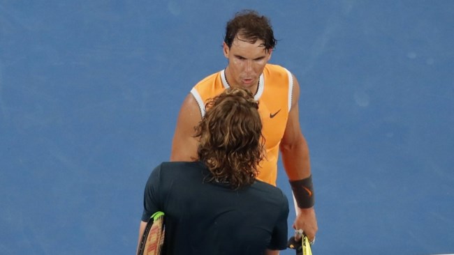 Οι τελευταίοι πόντοι στο ματς Ναδάλ-Τσιτσιπά