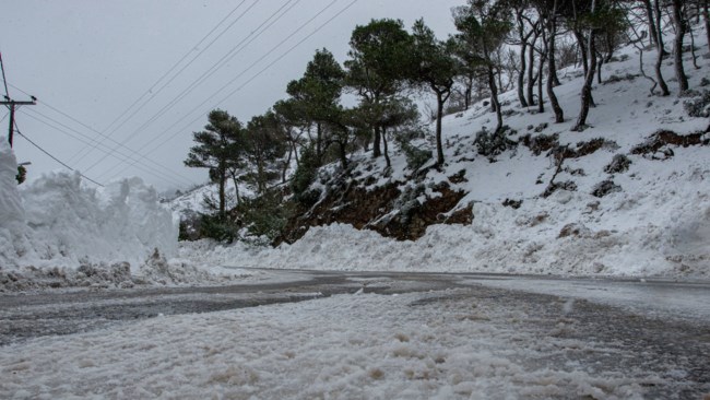 Eπτά ημέρες συνεχόμενων βροχοπτώσεων και χιονοπτώσεων στην Κρήτη