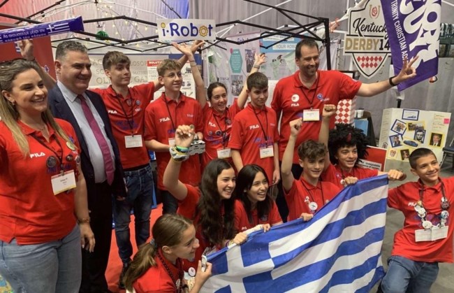 Η iRobot των Εκπαιδευτηρίων Καίσαρη  2η στον κόσμο στον Παγκόσμιο Διαγωνισμό Ρομποτικής της First Lego League