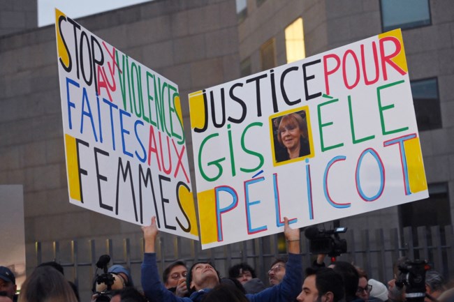 "Ευχαριστούμε Ζιζέλ": Γυναίκες εκφράζουν την ευγνωμοσύνη τους προς την Πελικό - Σήμερα η απόφαση