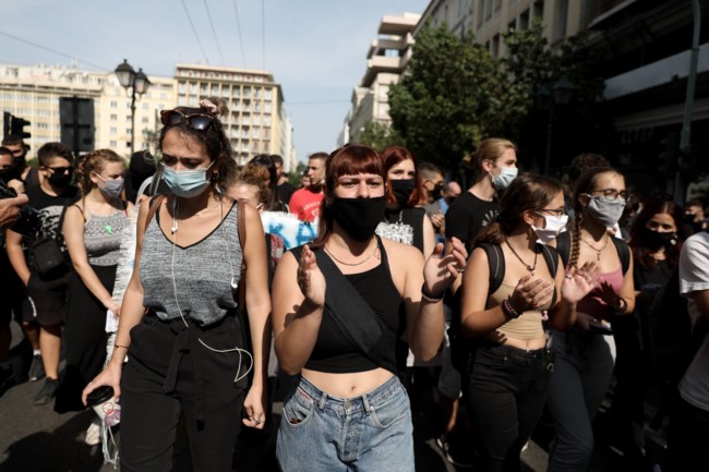 Καταλήψεις στα σχολεία: Ολοκληρώθηκε το μαθητικό συλλαλητήριο στο κέντρο της Αθήνας