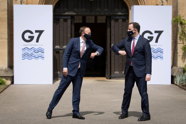 Υπουργοί Υγείας G7: Συμφώνησαν να μοιράζονται "καλύτερα" τα αποτελέσματα των κλινικών δοκιμών για εμβόλια και θεραπείες
