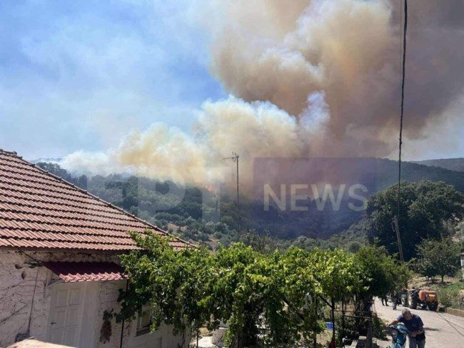Μεσσηνία: Μάχη σε δύο μέτωπα μεταξύ Πετραλώνων και Μαγγανιακού από ισχυρές πυροσβεστικές δυνάμεις