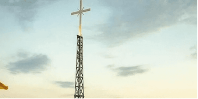 Τουρκικά ΜΜΕ: Παράπονα Ερντογάν στη Μέρκελ για μεγάλο σταυρό κοντά στα ελληνοτουρκικά σύνορα