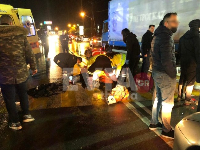 Σοκαριστικό τροχαίο στη Χαλκίδα – Αυτοκίνητο παράσυρε πεζό πάνω στη διάβαση και τον εγκατέλειψε