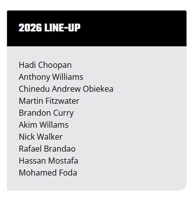 2026 ARNOLD CLASSIC ΣΥΜΜΕΤΟΧΕΣ