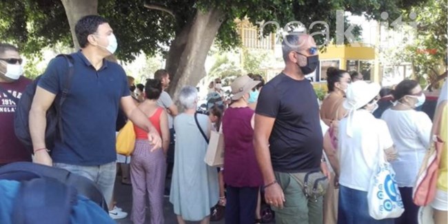 Διαμαρτυρία εργαζομένων στο νοσοκομείο Ρεθύμνου