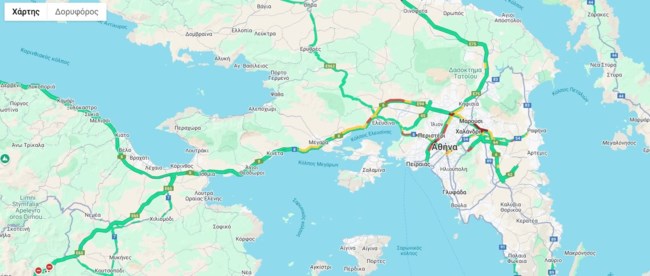 Σε εξέλιξη η έξοδος του Πάσχα: Αυξημένη κίνηση σε Αττική Οδό, Κηφισό και Λεωφ. Αθηνών - Εγκαταλείπουν μαζικά την Αθήνα