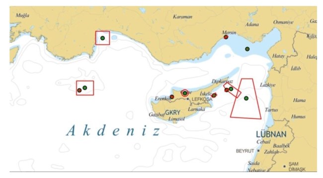 Δύο Navtex στην ανατολική Μεσόγειο, ανοιχτά της Κύπρου, εξέδωσε η Τουρκία - Ασκήσεις με πραγματικά πυρά