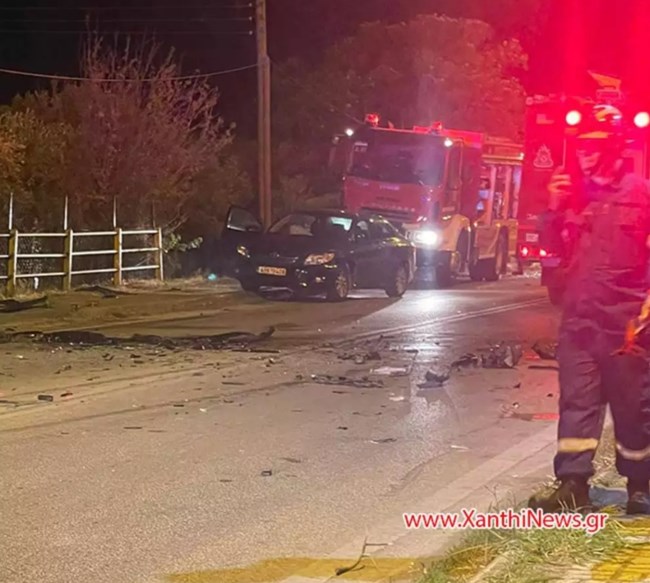 Ξάνθη: Το πάρτι αρραβώνων κατέληξε σε τραγωδία - Μια νεκρή και τέσσερις τραυματίες σε τροχαίο