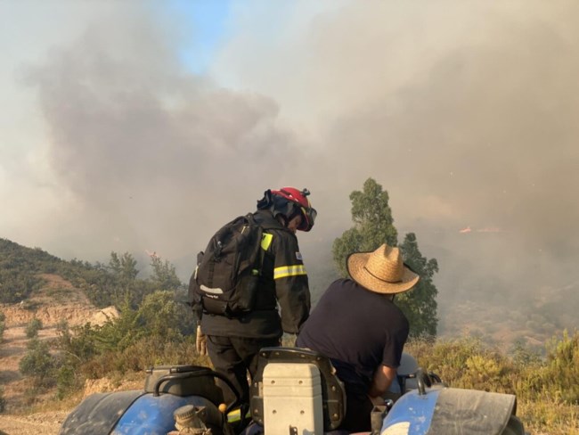Φωτιά στη Σπάρτη: Ανεξέλεγκτες διαστάσεις πήρε η πυρκαγιά στο Πυργί- Τέσσερα μεγάλα μέτωπα μήκους 5 χλμ.
