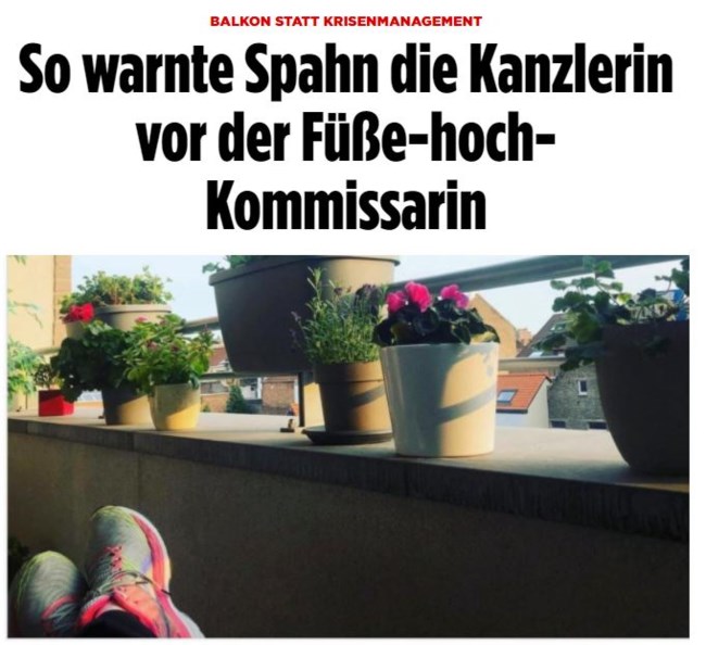 Bild: Δημοσίευμα κόλαφος για την επίτροπο Κυριακίδου και τα εμβόλια - "Αραχτή στο μπαλκόνι", είναι ανίκανη