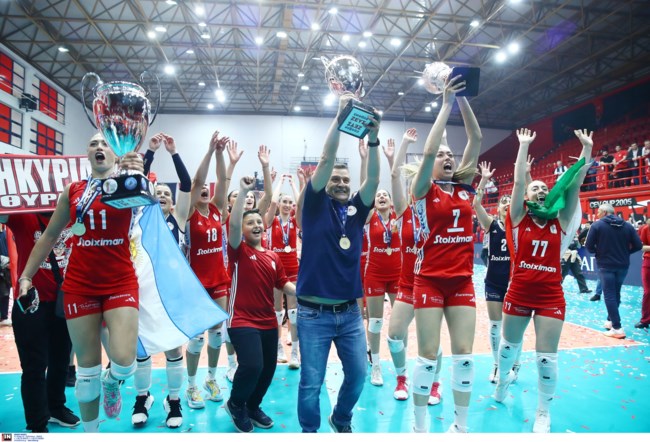 Βόλεϊ: Πρωταθλητής ο Ολυμπιακός στις γυναίκες με σπουδαία ανατροπή επί του ΠΑΟΚ - Έκανε το τρεμπλ