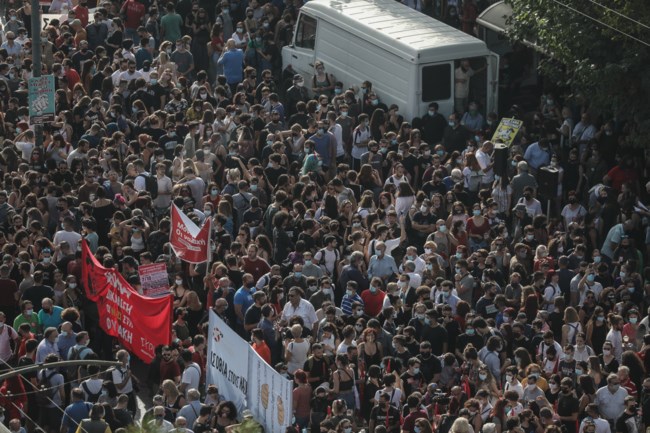 Δίκη Χρυσής Αυγής συγκεντρώσεις