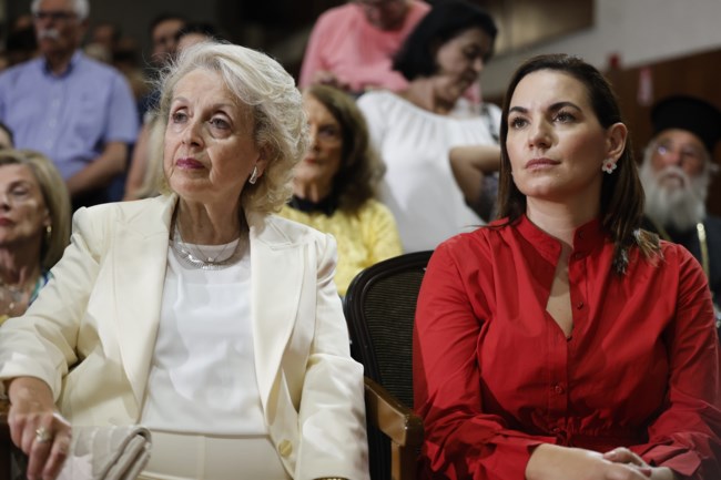 Απίθανο: Ξαφνική εμφάνιση της Βασιλικής Θάνου στην ομιλία Σαμαρά: Η δικαστής που ανέλαβε συνεργάτιδα του Αλέξη Τσίπρα
