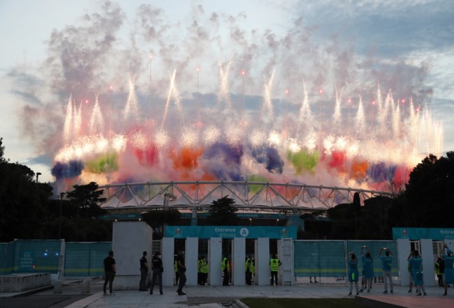 Euro 2020-2021: Εντυπωσιακή έναρξη στο Ολίμπικο - Μποτσέλι και U2 τραγούδησαν για 16.000 θεατές [εικόνες]
