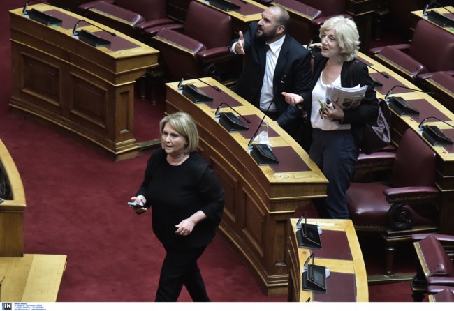 Βούλτεψη - Τζανακόπουλος - καβγάς