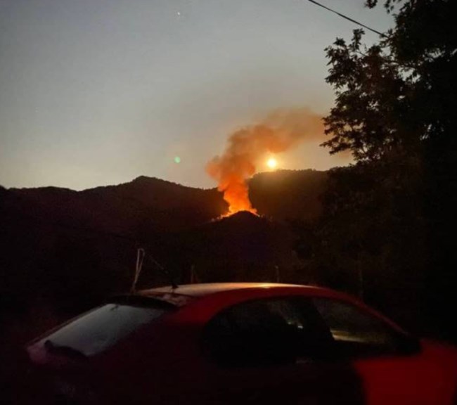 Φωτιά στη Θάσο