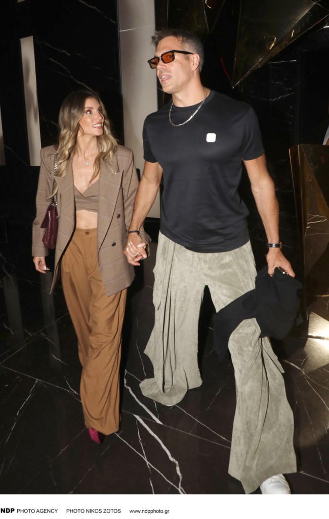 H Aθηνά Οικονομάκου και ο Μπρούνο Τσερέλα διασκέδασαν στον Σάκη Ρουβά και τη Νατάσα Θεοδωρίδου