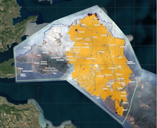 Εύβοια - Copernicus: Η μεγαλύτερη καταστροφή όλων των εποχών από μία πυρκαγιά - Εκτίμηση για 700.000 καμένα στρέμματα