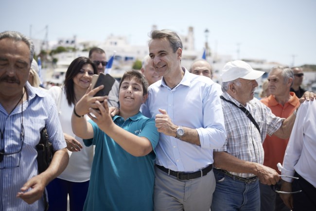 Μητσοτάκης σελφι