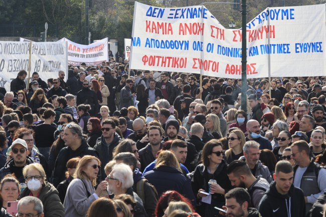 Συλλαλητήρια για τα Τέμπη: Εκτενή ρεπορτάζ σε διεθνή ΜΜΕ - Η απογοήτευση των πολιτών και οι ευθύνες της κυβέρνησης