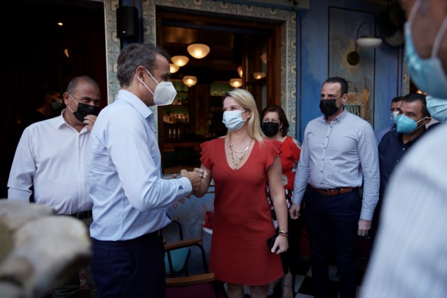 Μητσοτάκης: Συνάντηση με τους δημάρχους και βουλευτές Δυτικής Αττικής στο Περιστέρι [Εικόνες]