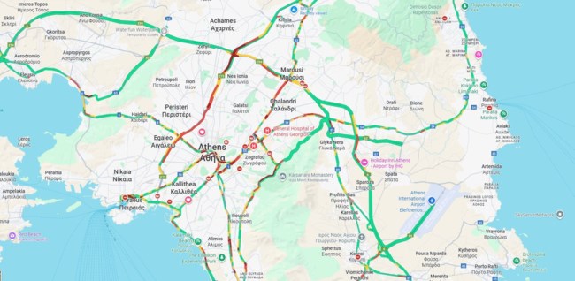 Άνοιξαν οι ουρανοί στην Αττική: Χάος στους δρόμους - Πότε θα εξασθενήσουν τα καιρικά φαινόμενα [live η κίνηση]