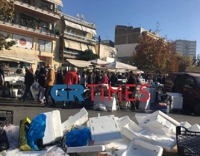Θεσσαλονίκη κορονοϊός λαϊκή