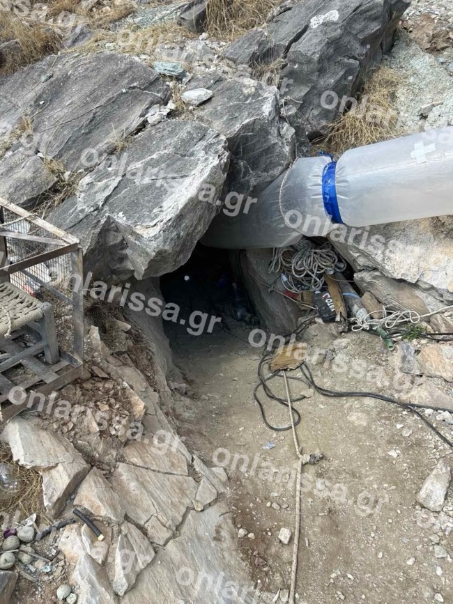 Λάρισα: Νεκρός ο 53χρονος που εγκλωβίστηκε σε σπηλιά 22 μέτρων - Η δραματική επιχείρηση 12 ωρών