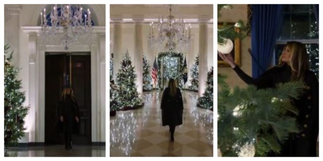 Η Μελάνια μας ξεναγεί στον χριστουγεννιάτικο Λευκό Οίκο με τα 51 δένδρα: "Σπίτι είναι εκεί που βρίσκεται η καρδιά"