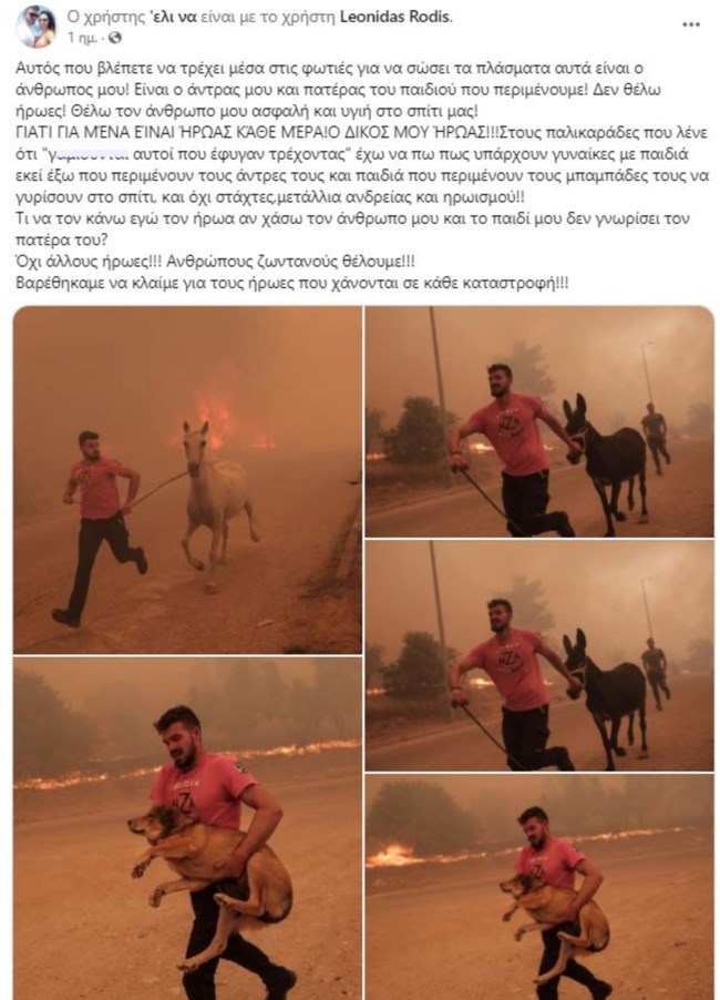 Φωτιά ήρωας