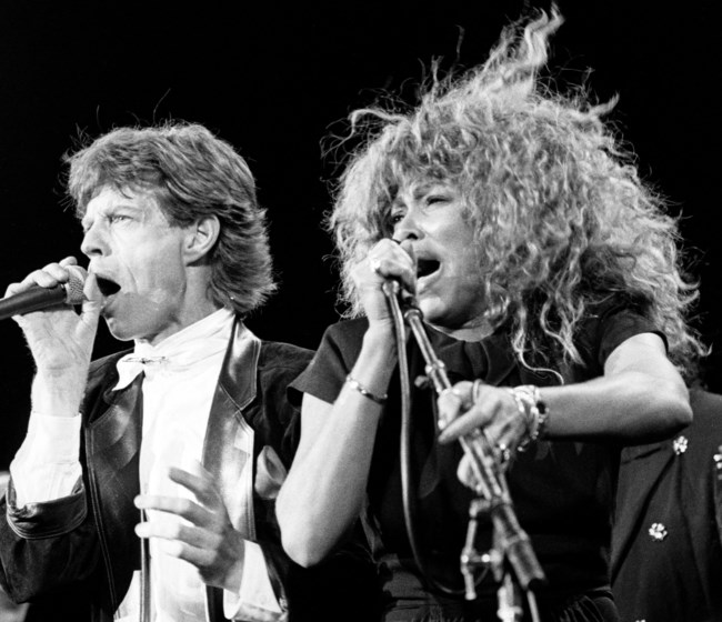 TINA TURNER MICK JAGGER