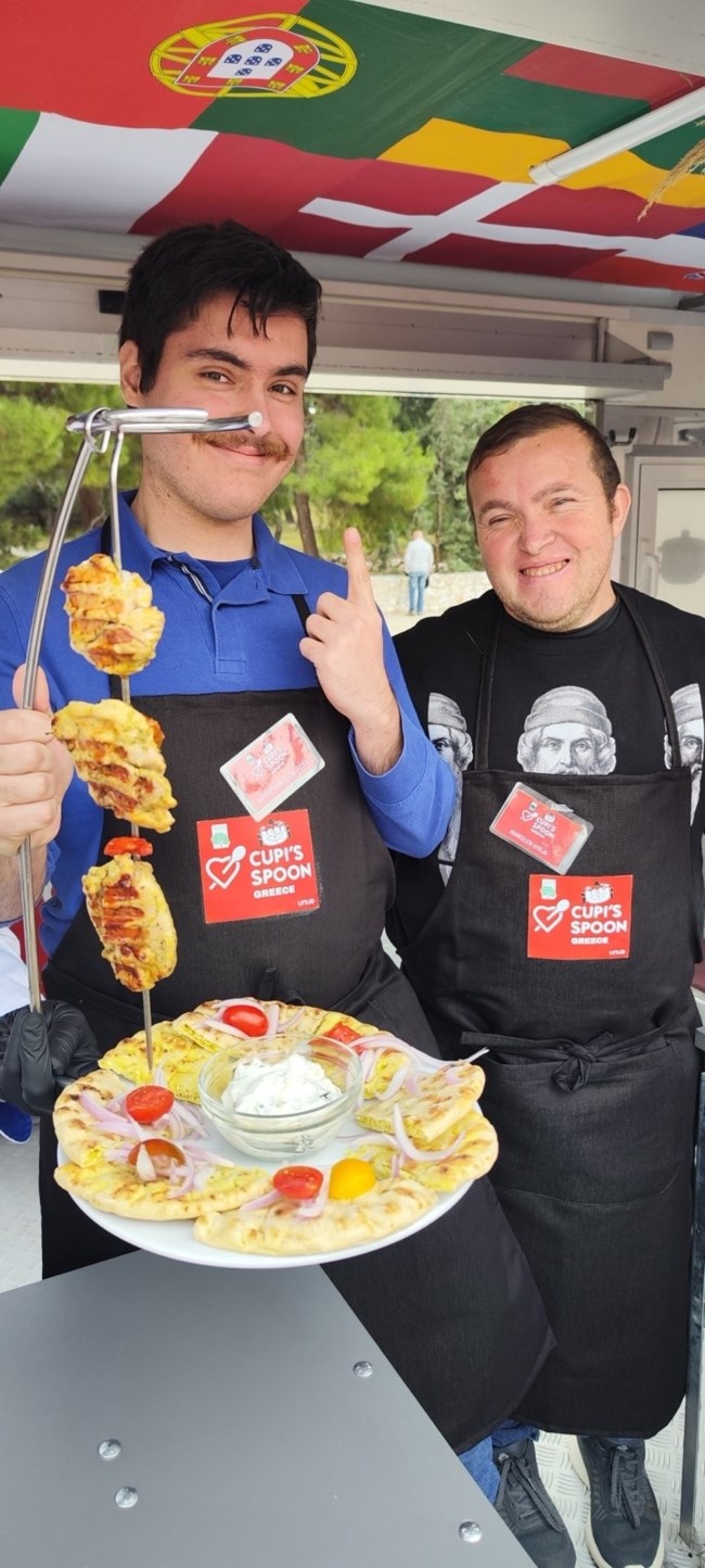 Στο Ίδρυμα "Η Θεοτόκος" πραγματοποιήθηκε ο γαστρονομικός διαγωνισμός για άτομα με αναπηρία Cupi’s Spoon