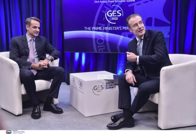 Μητσοτάκης στο Ελληνοαμερικανικό Επιμελητήριο: "Θα τα καταφέρουμε καλύτερα το 2023 απ'ότι η υπόλοιπη Ευρώπη"