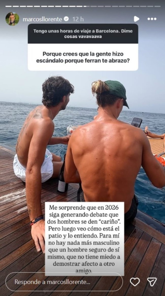 Ο Γιορέντε "έσπασε" τη σιωπή του για τα viral φιλιά με τον Φεράν Τόρες μετά τον ντόρο που προκλήθηκε