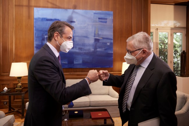 Ρέγκλινγκ σε Μητσοτάκη: Καλό το ελληνικό σχέδιο για το Ταμείο Ανακαμψης - Κλειδί η υλοποίηση
