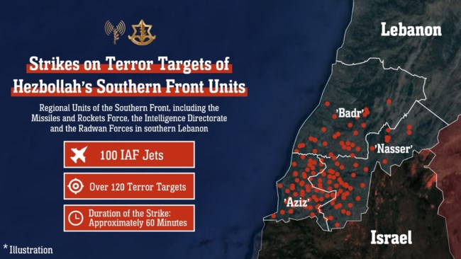 Το Ισραήλ χτυπά τον Λίβανο από στεριά, αέρα και θάλασσα - Ομοβροντία πυραύλων η απάντηση της Χεζμπολάχ