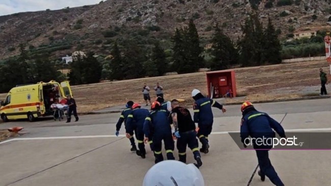 Μάχη για τη ζωή του δίνει ο Ισπανός τουρίστας που ακρωτηριάστηκε στο Φαράγγι της Σαμαριάς - "Έχει χάσει πολύ αίμα"