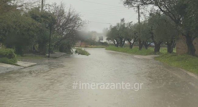 Κακοκαιρία στη Ζάκυνθο