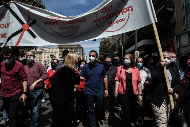 ΣΥΡΙΖΑ πορεία