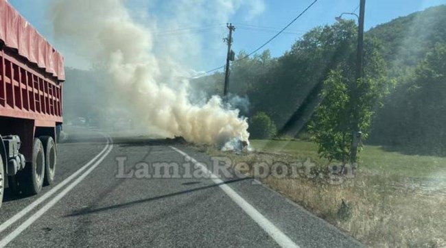 Φωτιά στη Μακρακώμη: Μάχη με τις φλόγες που απείλησαν σπίτια - Έκλεισε η Εθνική Οδός Λαμίας - Καρπενησίου [Βίντεο-Εικόνες]