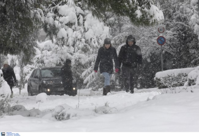 Χιόνια Αθήνα