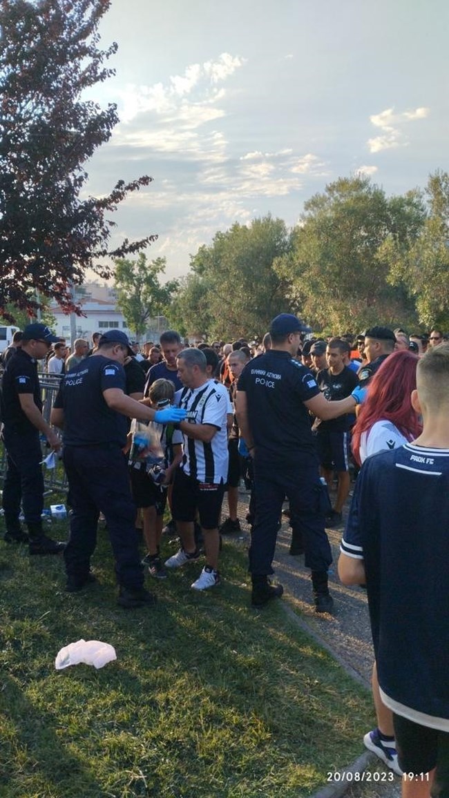 έλεγχος ΠΑΟΚ Τούμπα