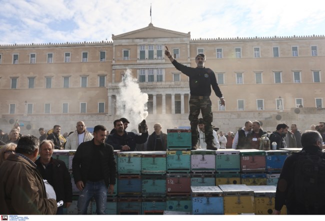 Μελισσοκόμοι στο Σύνταγμα