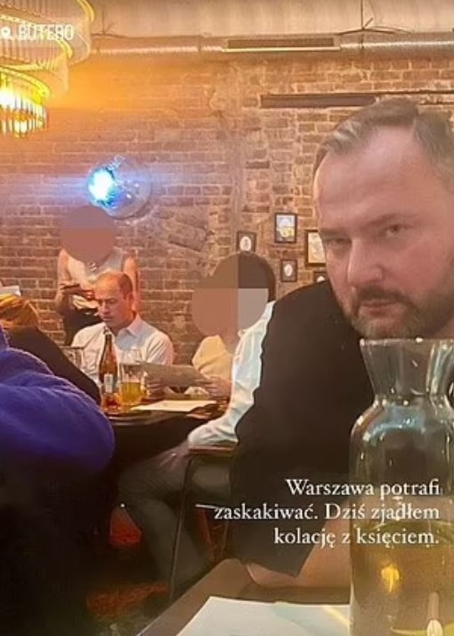 Ο πρίγκιπας Γουίλιαμ γκρέμισε το πρωτόκολλο: Έφαγε σε ΛΟΑΤΚΙ εστιατόριο στο κέντρο της Βαρσοβίας